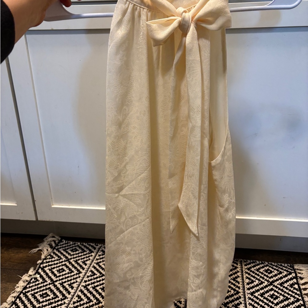 Express Cream Camisole with Bow Accent